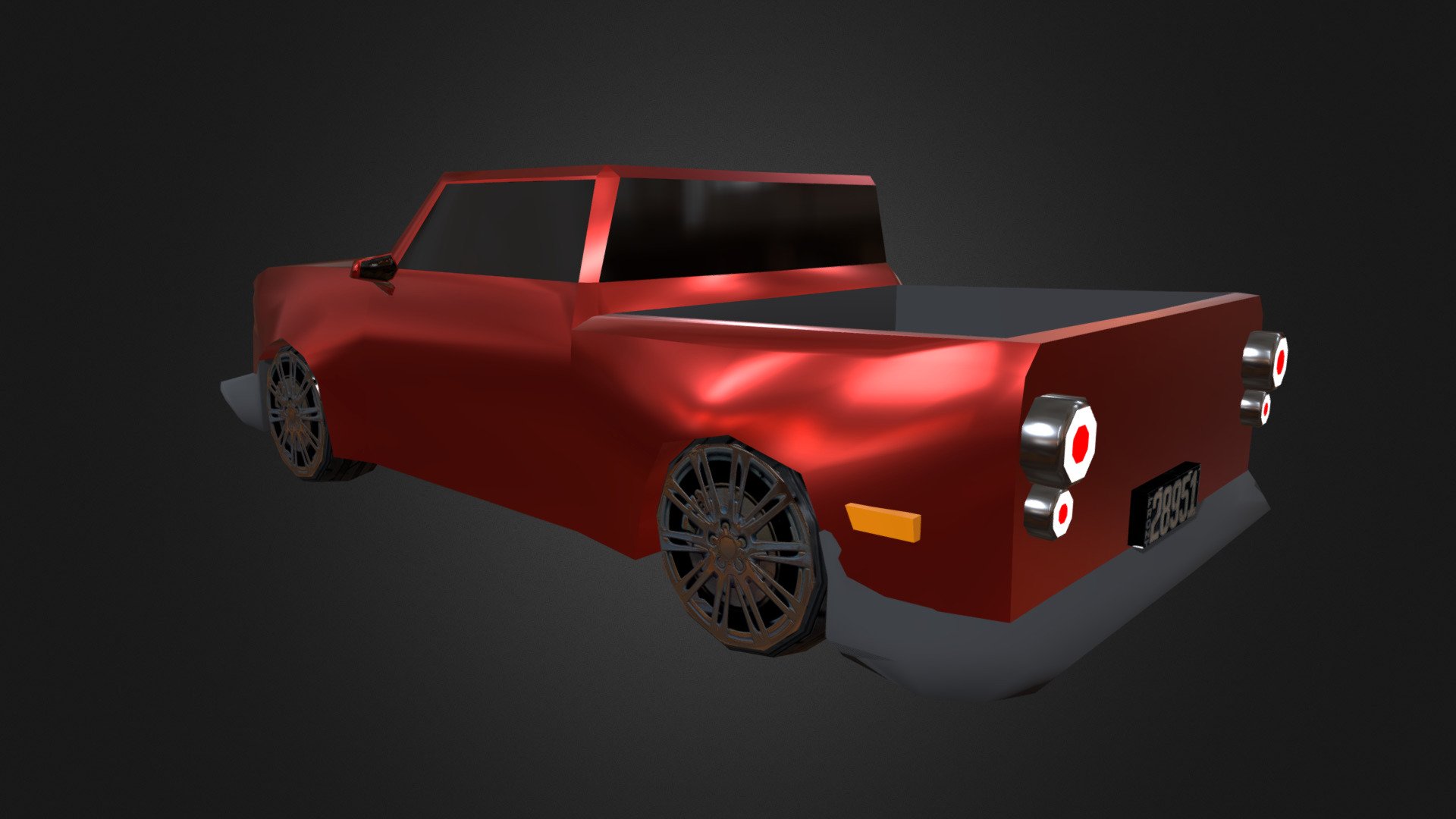 Pickup Lowpoly