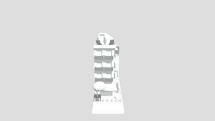 Update Blockout House Napels 3D Model