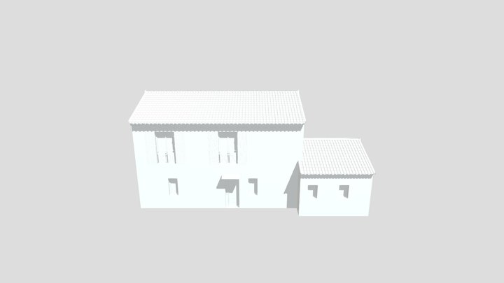 0900-villa-medium-poly-baked-modelisation-OLD 3D Model
