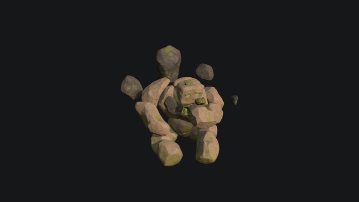 Earth Golem 3D Model