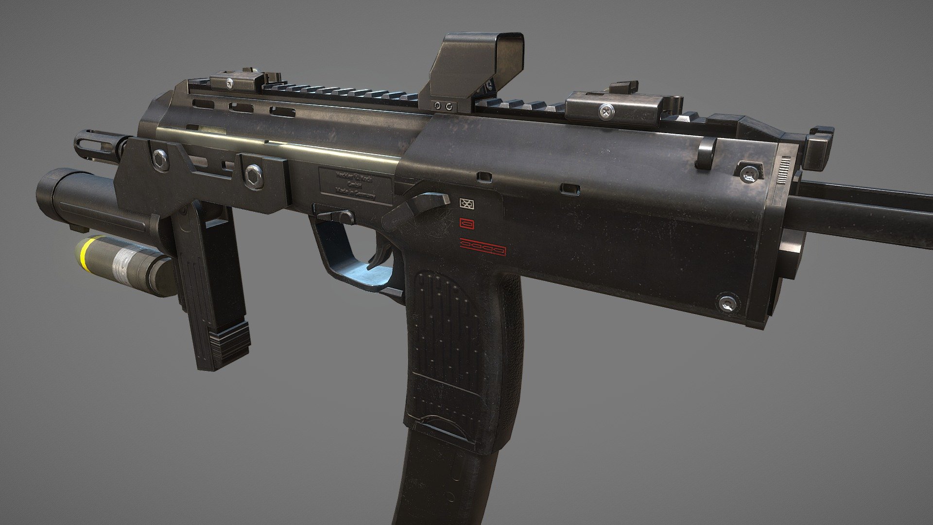 Heckler and Koch MP7 with Grenade Launcher