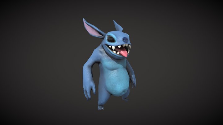 Stitch –  Character Test 3D Model