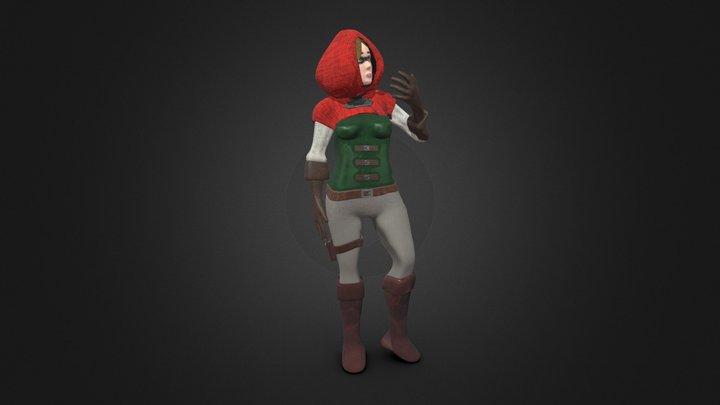 Red Riding Hood | Posed 3D Model