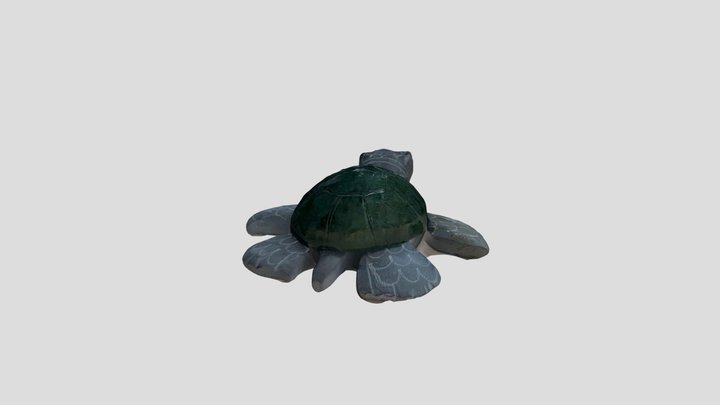 Stone Turtle 3D Model
