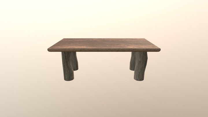 Cabin Table 3D Model