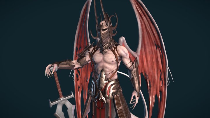 Grand Vampire -  DAE Character Creation 3D Model
