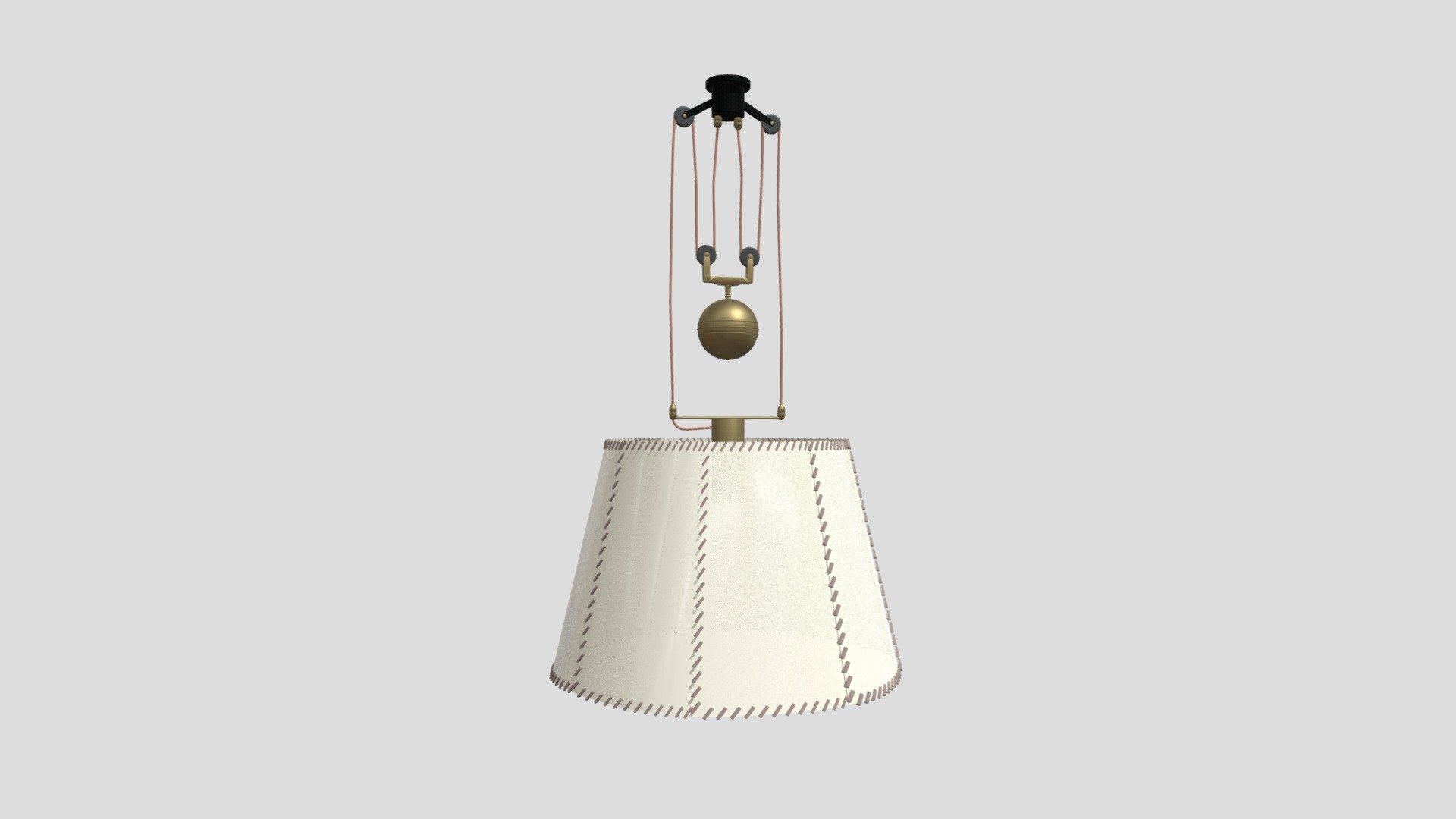 Double Rise & Fall Ceiling Light By Soane - 3D model by Master 3D-PT ...