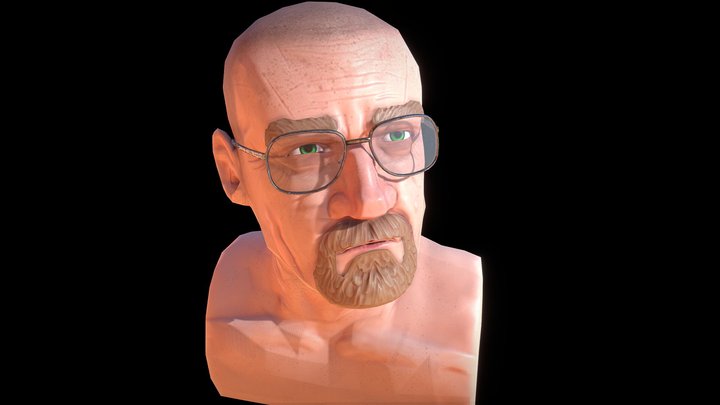 Walter White Low poly 3D Model