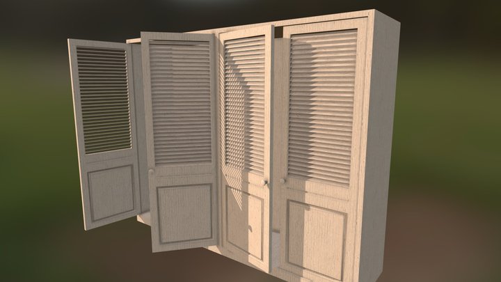 White cabinet from Max Payne 1 – Gratis 3D-model STL