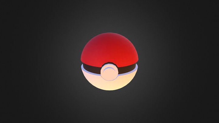Pokebola 3D Model