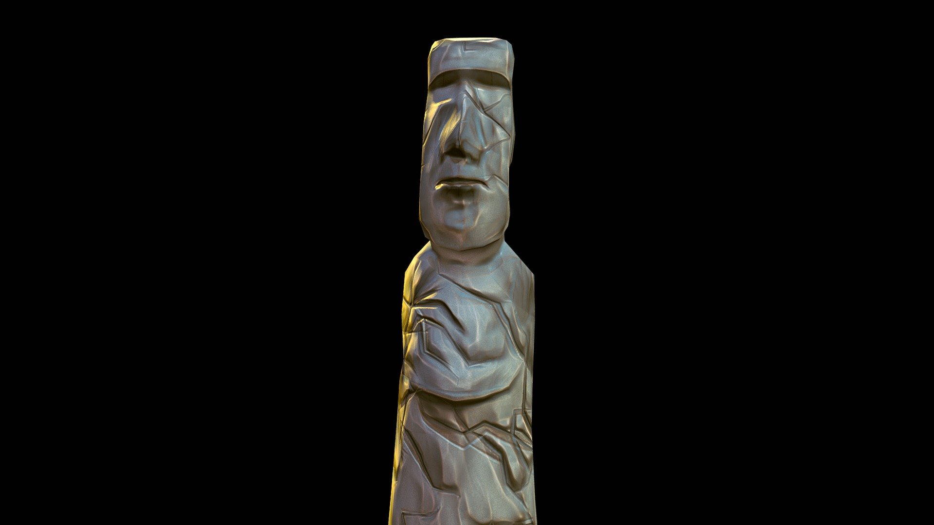 Moai statue from Easter Island - 3D model by Johnstone Barrios ...