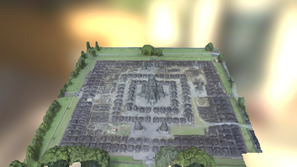 Candi Sewu - 3D model by harimurti [6652273] - Sketchfab