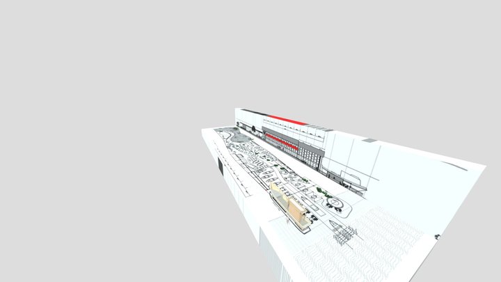 ร้านอาหารแหลมฉบัง 3D Model