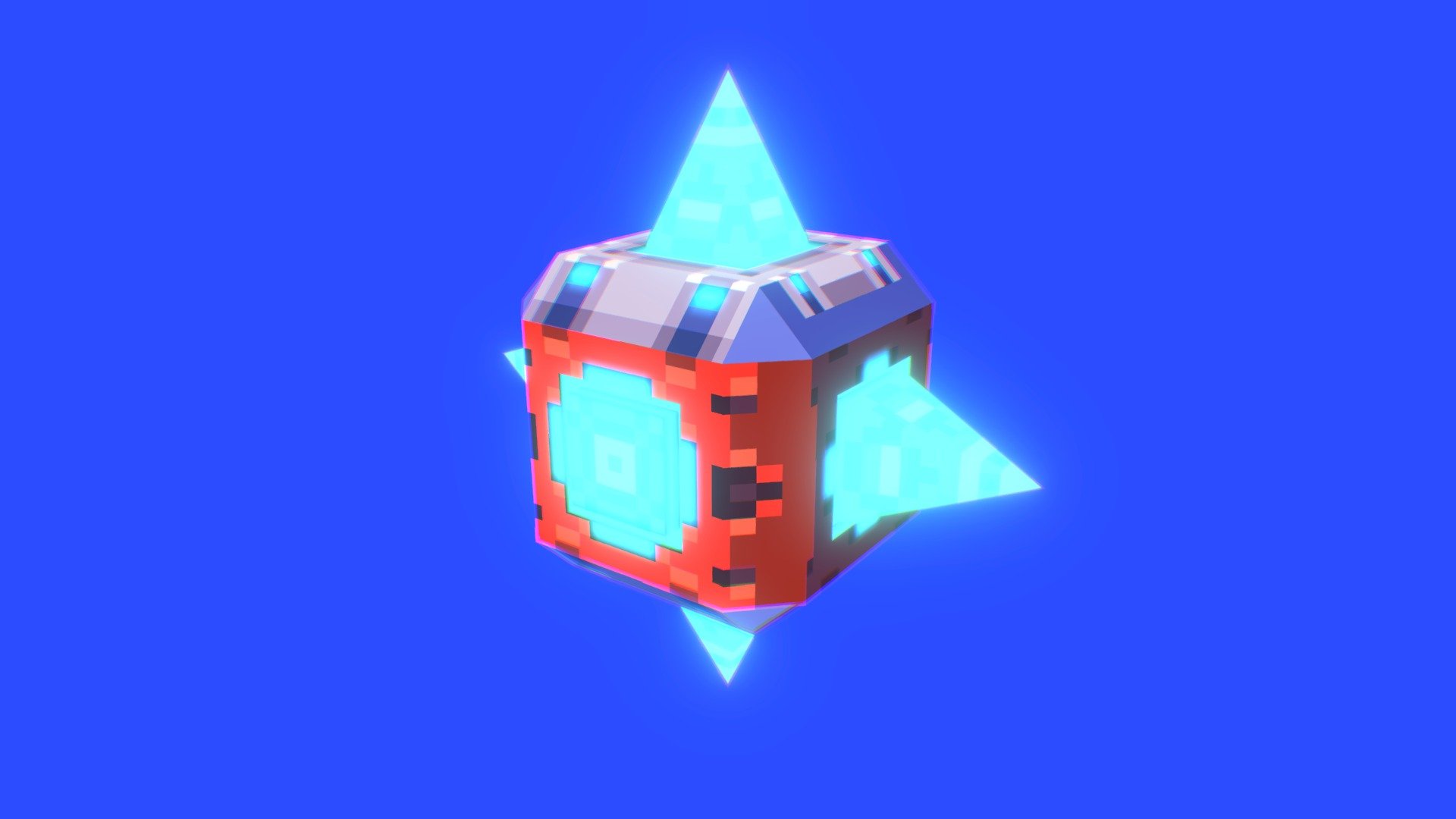 Pixel Space Ship