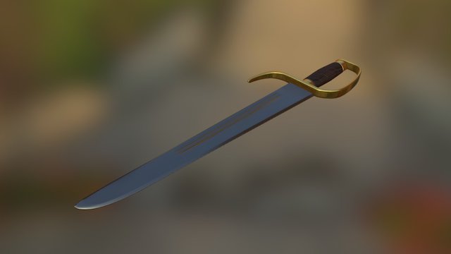 Butterfly Sword 3D Model