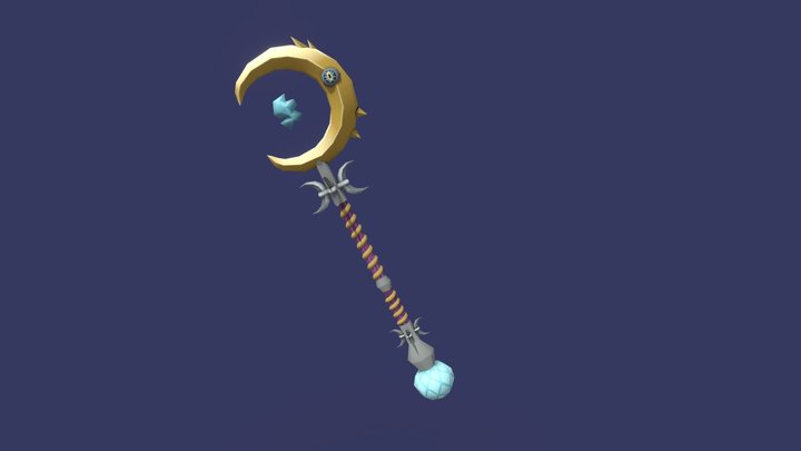 Zazaroths Staff 3D Model