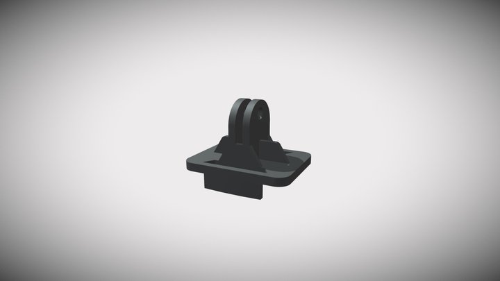 GoPro 0 Handlebar / Seatpost / Pole Mount 3D Model