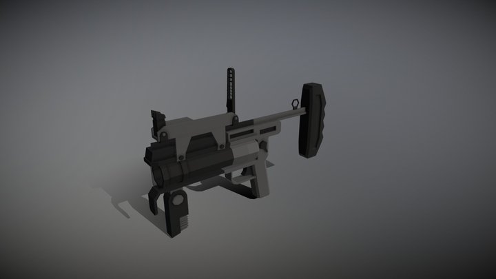 M320 Grenade Launcher 3D Model