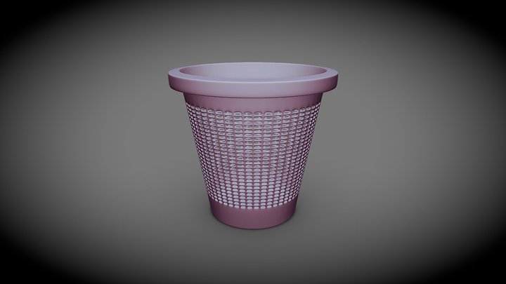 Trash Can 3D Model