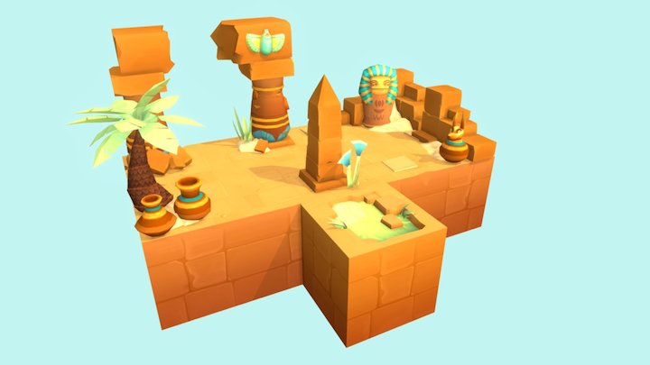Egypt Environment 3D Model