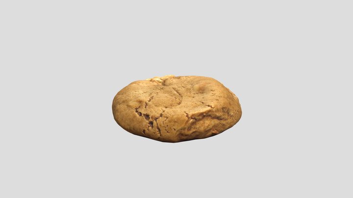 Almond Cookie 3D Model