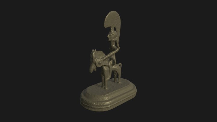 Guerrer de Moixent 3D Model