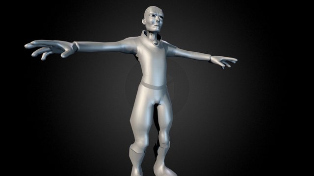 TEST for Sketchfab export : Character WIP 3D Model