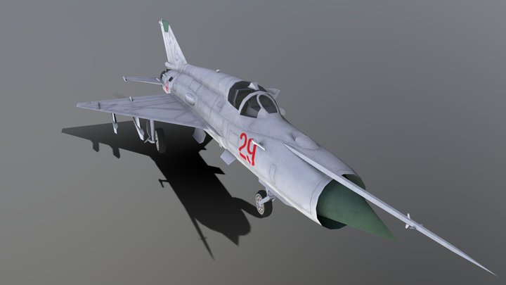 MiG-21bis (North Korea) – Free 3D Model STL