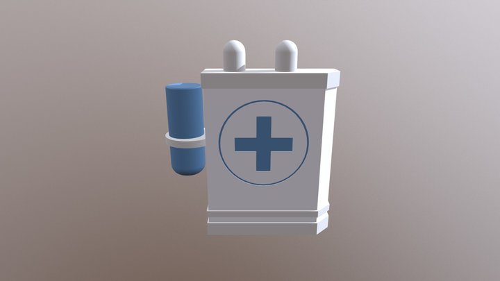 Medi-Gun Pack 3D Model