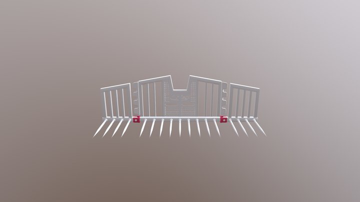 fliegl silage gabel 3D Model