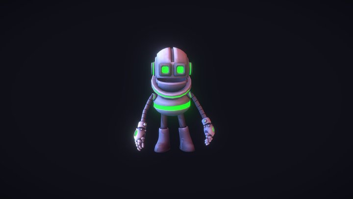 Etherean Cyborg 3D Model