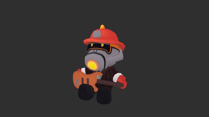 Toontown: Firestarter Plush 3D Model