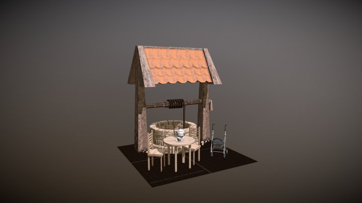 DAE 5 Finished props - Grannies House 3D Model