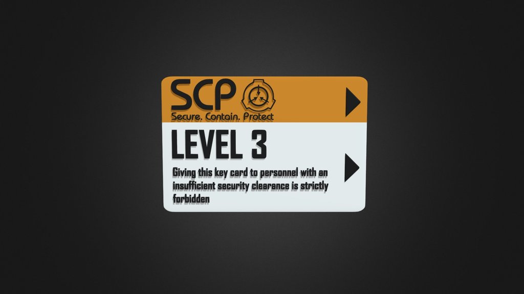 SCP:CB Keycard L3