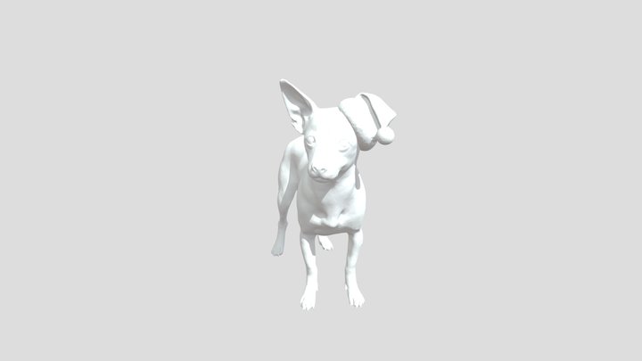 Festive Pup 3D Model