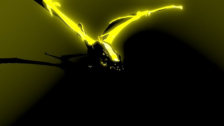 lightning DRAGON 3D Model