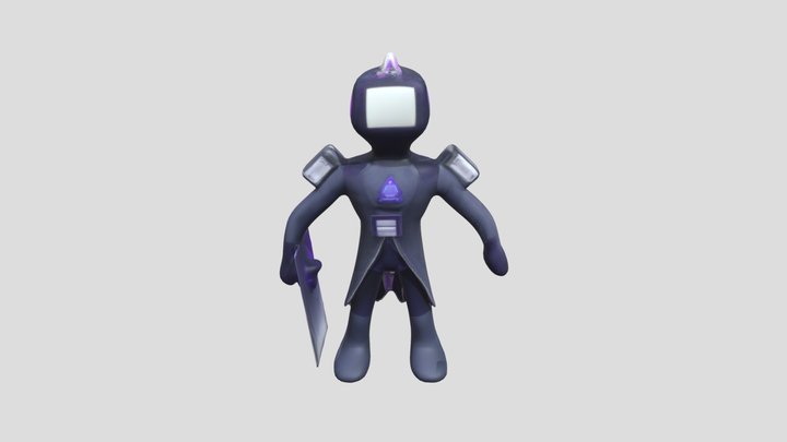 Titán tv man peluche 3D Model