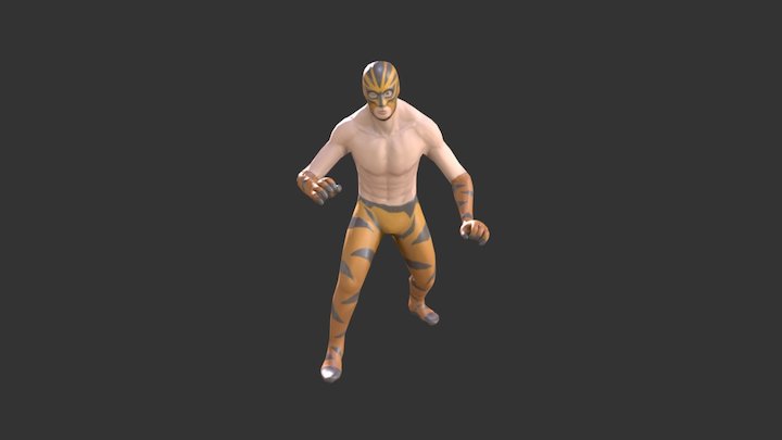 Luchador 3D Model