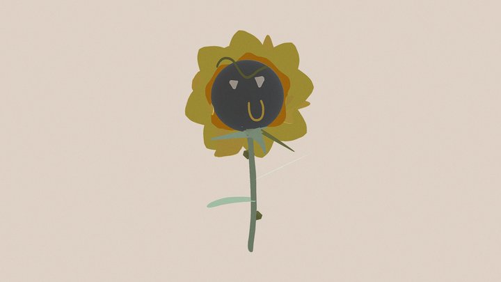 flower boy - sunflower 3D Model