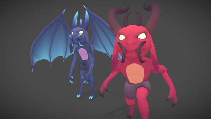 Helltrip Demons 3D Model