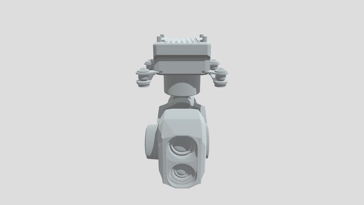 Z-2Mini Dual-Lens Drone Gimbal Camera 3D Model