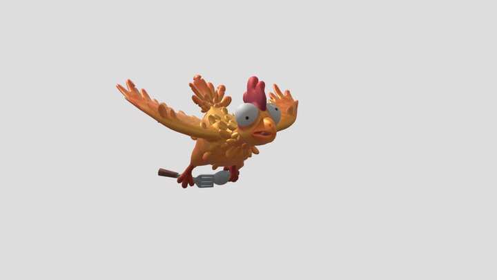 fortnite chicken glider 3D Model