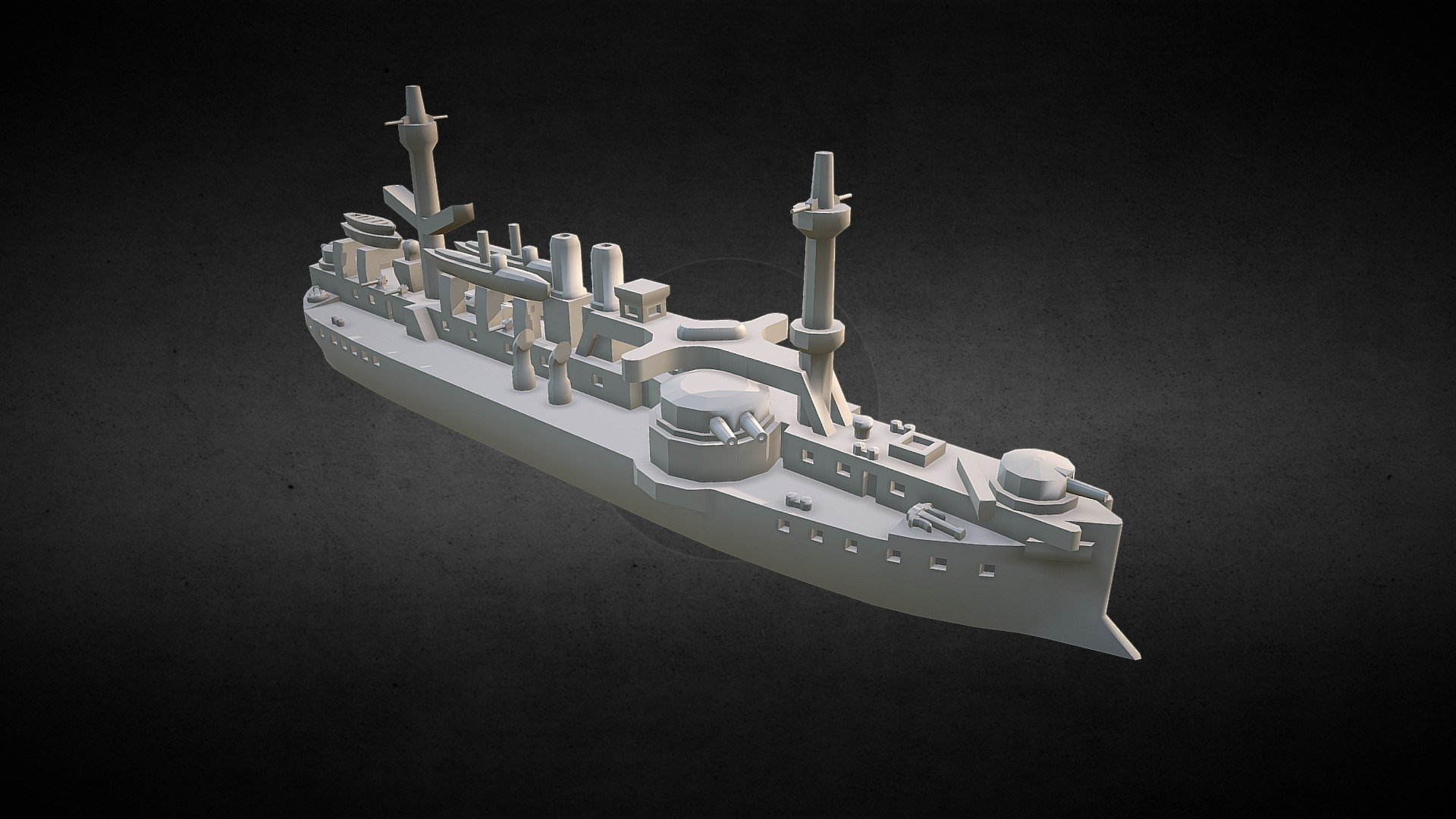 Dingyuan 1880 - Ironclad - Buy Royalty Free 3D Model By KarluHenry ...