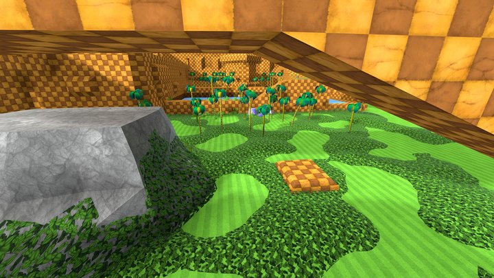 (Source Film Maker/ SFM) Green Hill V3 3D Model