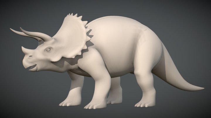 Triceratops 3D 3D Model