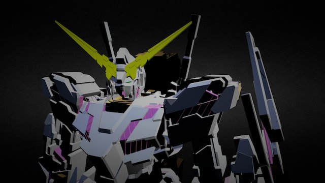 Gundam Unicorn 3D Model