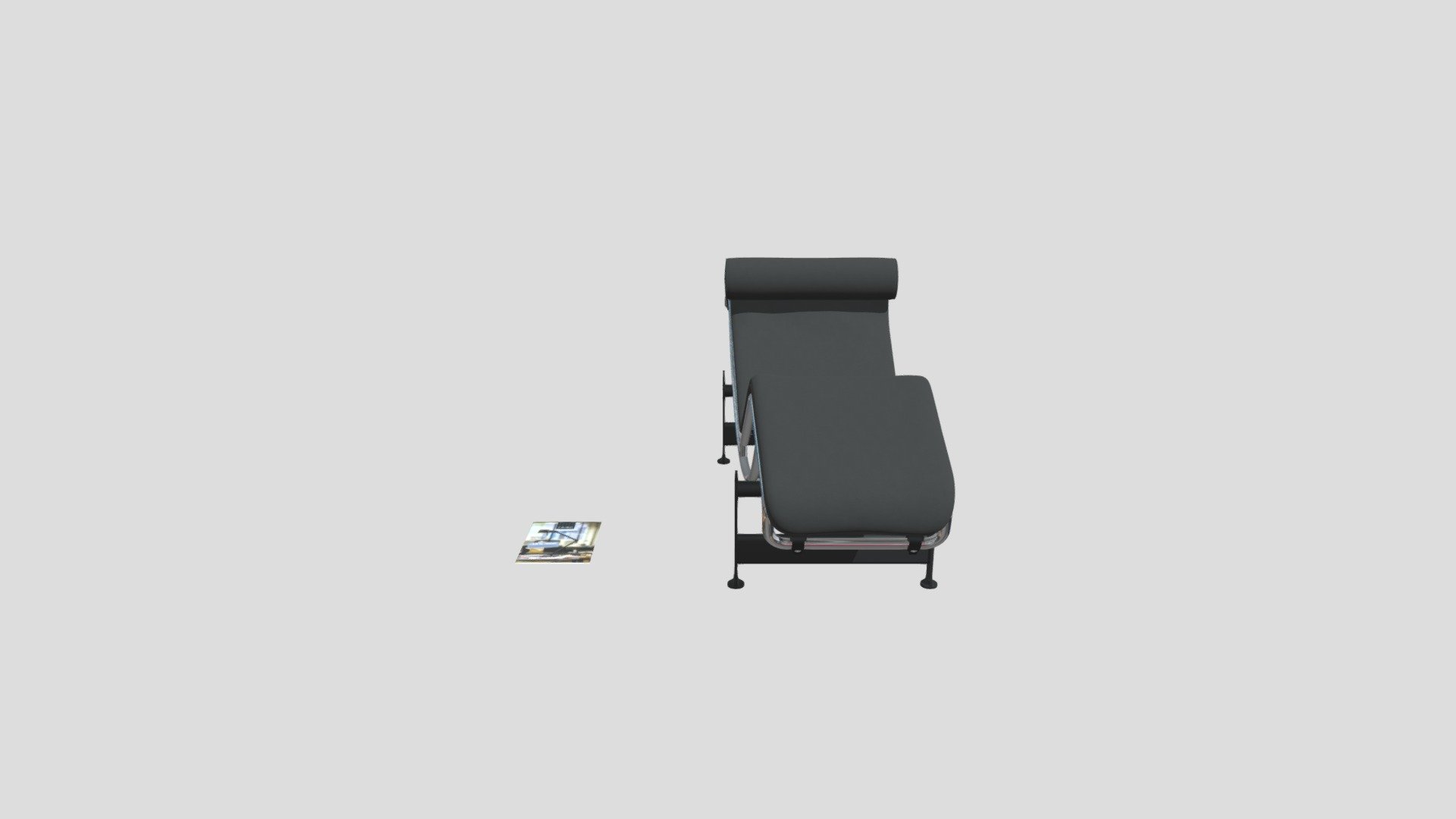 Cassina LC4 graphit - Download Free 3D model by cairo_de [6662fd8 ...
