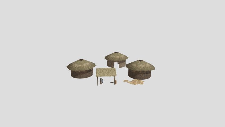 The Santee Indian Camp at Fort Watson 3D Model