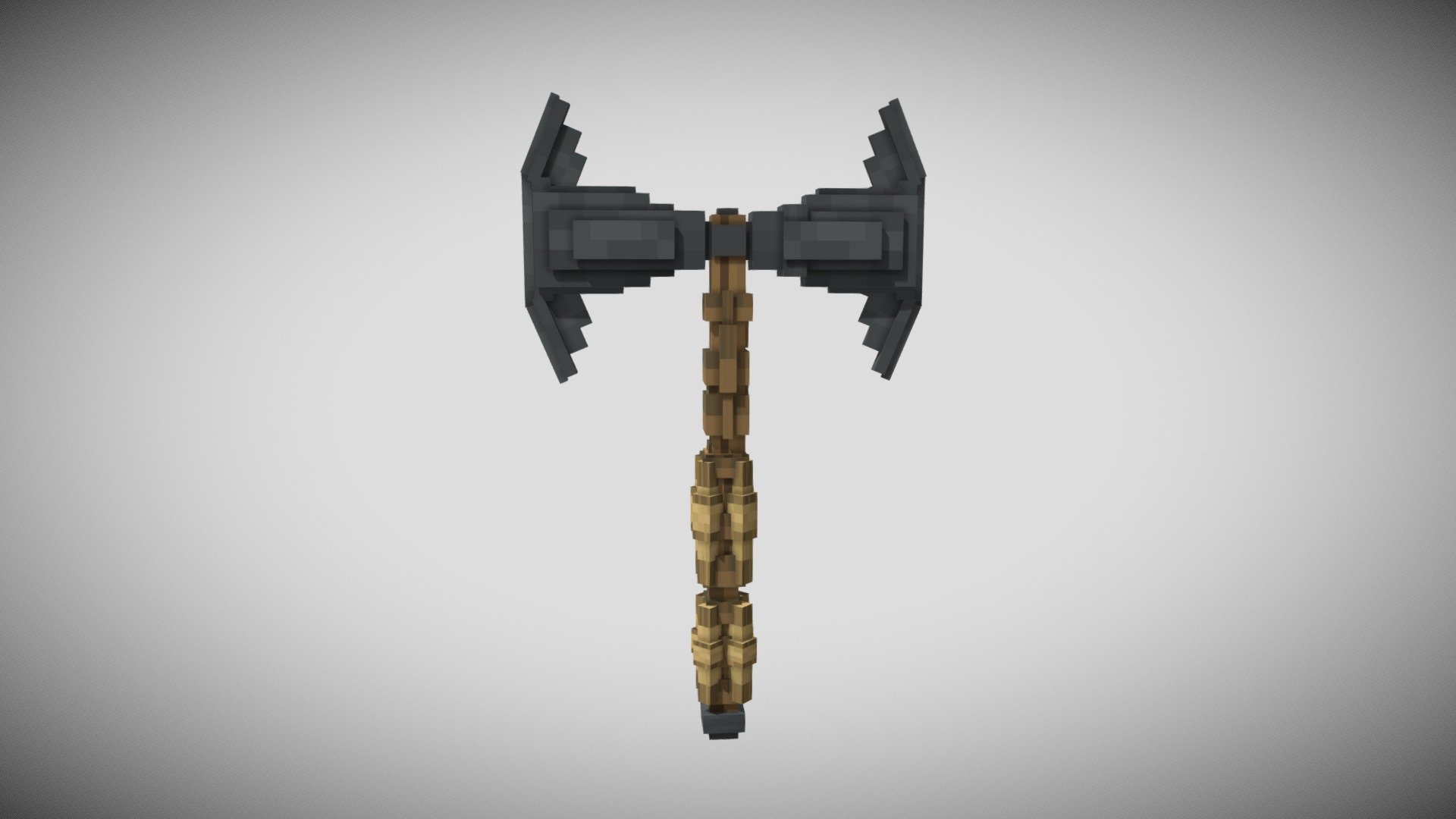 Minecraft Axe 3D model by oatsanan [666479c] Sketchfab