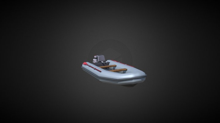 Boat FR 350 Pro (WiP) 3D Model